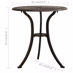 VidaXL 315579 outdoor table Bronze - Additional view 6