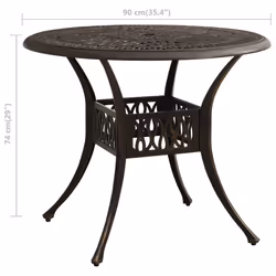 VidaXL 315585 outdoor table Bronze - Additional view 6