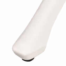 vidaXL Garden Table White Cast Aluminium Outdoor Patio Dining Dinner Desk - Additional view 4