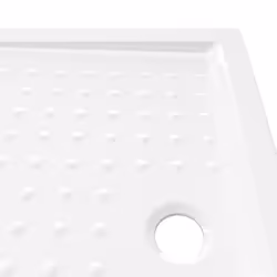 vidaXL Shower Base Tray with Dots White 90x70x4 cm ABS Bath Receptor Bathroom - Additional view 5