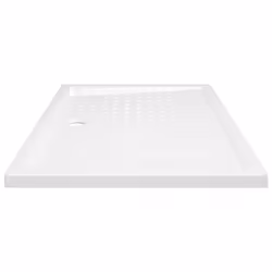 vidaXL Shower Base Tray with Dots White 80x100x4 cm ABS Bath Receptor Bathroom - Additional view 3