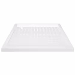 vidaXL Shower Base Tray with Dots White 90x90x4 cm ABS Bath Receptor Bathroom - Additional view 3