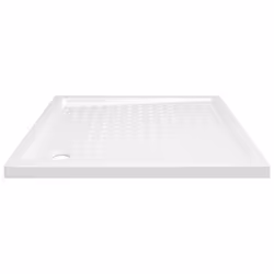 vidaXL Shower Base Tray with Dots White 90x90x4 cm ABS Bath Receptor Bathroom - Additional view 4