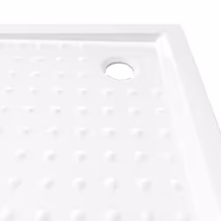 vidaXL Shower Base Tray with Dots White 90x90x4 cm ABS Bath Receptor Bathroom - Additional view 5