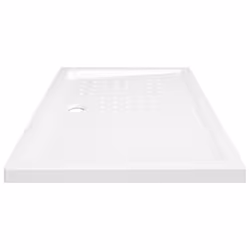 vidaXL Shower Base Tray with Dots White 70x100x4 cm ABS Bath Receptor Bathroom