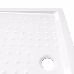 vidaXL Shower Base Tray with Dots White 70x100x4 cm ABS Bath Receptor Bathroom - Additional view 5