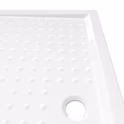 vidaXL Shower Base Tray with Dots White 80x120x4 cm ABS Bath Receptor Bathroom - Additional view 5