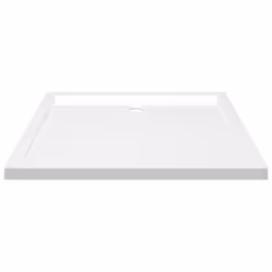 vidaXL Rectangular ABS Shower Base Tray Plumbing Fixture Hardware Shower Parts