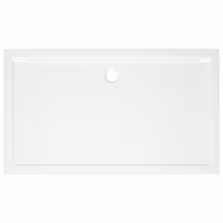 vidaXL Rectangular ABS Shower Base Tray White Bathroom Plumbing Shower Parts - Additional view 4