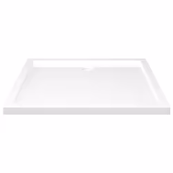 vidaXL Rectangular ABS Shower Base Tray White Bathroom Plumbing Shower Parts - Additional view 2
