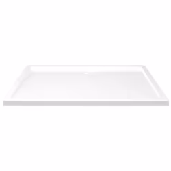 vidaXL Rectangular ABS Shower Base Tray White Bathroom Plumbing Shower Parts - Additional view 2