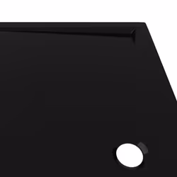 vidaXL Rectangular ABS Shower Base Tray Black Bathroom Plumbing Shower Parts - Additional view 5