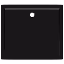 vidaXL Rectangular ABS Shower Base Tray Black Bathroom Plumbing Shower Parts - Additional view 4