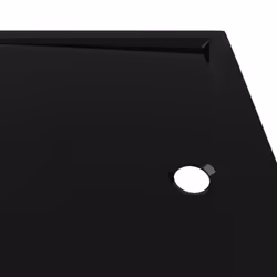 vidaXL Rectangular ABS Shower Base Tray Black Bathroom Plumbing Shower Parts - Additional view 5