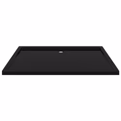 vidaXL Rectangular ABS Shower Base Tray Black Bathroom Plumbing Shower Parts