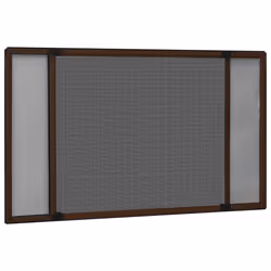 vidaXL Extendable Insect Screen for Windows Decoration 50/75 cm Multi Colors - brown, 143 x 50 cm