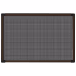 vidaXL Extendable Insect Screen for Windows Brown (100-193)x75 cm Fly Screen