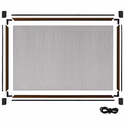 vidaXL Extendable Insect Screen for Windows Brown (100-193)x75 cm Fly Screen - Additional view 5