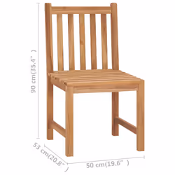 VidaXL 315611 outdoor chair Terrace Teak - Additional view 8