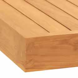 vidaXL Solid Teak Wood Serving Tray Coffee Table Breakfast Tray Multi Sizes - 50 x 50 cm - Additional view 5