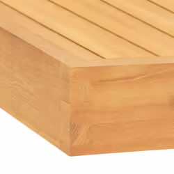 vidaXL Solid Teak Wood Serving Tray Coffee Table Breakfast Tray Multi Sizes - 70 x 70 cm - Additional view 6