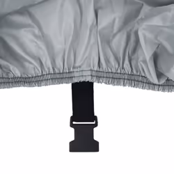 vidaXL Boat Cover Dust Boat Canopy Protective Boat Center Console Cover Grey