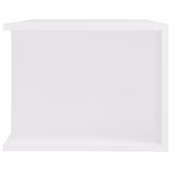 vidaXL TV Cabinet with LED Lights White Hifi Stand Desk Living Room Furniture - Additional view 8