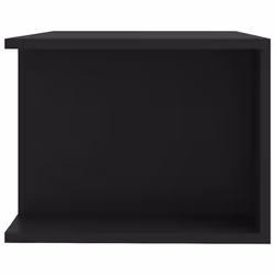 vidaXL TV Cabinet with LED Lights Black Hifi Stand Desk Living Room Furniture - Additional view 7
