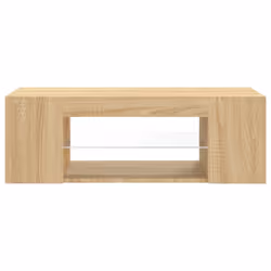 vidaXL TV Cabinet with LED Lights Sonoma Oak Hifi Stand TV Unit Hifi Cabinet - Additional view 8