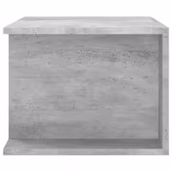 vidaXL TV Cabinet with LED Lights Concrete Grey Hifi Stand Desk Stereo Cabinet - Additional view 9