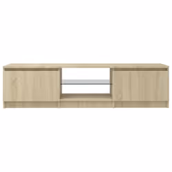 vidaXL TV Cabinet with LED Lights Sonoma Oak Living Room TV Unit HiFi Cabinet - Additional view 5