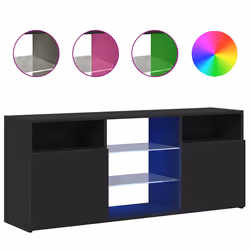 VidaXL 804302, Black, Wood, Wood, 1200 mm, 300 mm, 500 mm