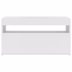 vidaXL TV Cabinet with LED Lights White Media Unit Sideboard Home Furniture - Additional view 5