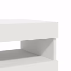 vidaXL 2x TV Cabinets with LED Lights White Hifi Stands Living Room Furniture - Additional view 10