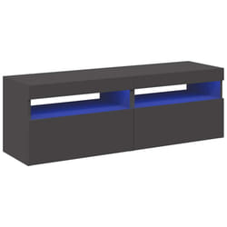 vidaXL TV Cabinet with LED Lights Sideboard TV Stand TV Unit Hifi Cabinet - grey