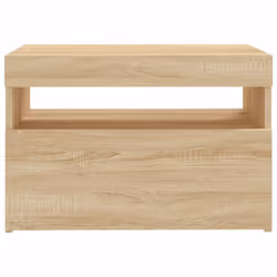vidaXL TV Cabinet with LED Lights Sonoma Oak Hifi Stand TV Unit Hifi Cabinet - Additional view 10