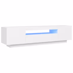 vidaXL TV Cabinet with LED Lights White Hifi Cabinet TV Unit Hifi Cabinet - Additional view 2