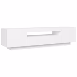 vidaXL TV Cabinet with LED Lights White Hifi Cabinet TV Unit Hifi Cabinet - Additional view 7