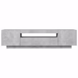 vidaXL TV Cabinet with LED Lights Concrete Grey Hifi Cabinet TV Unit Stand - Additional view 7