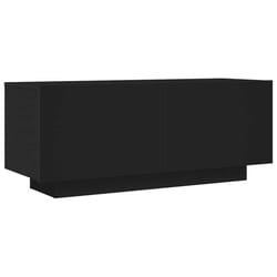 vidaXL TV Cabinet TV Stand TV Unit Hifi Media Cabinet Black Engineered Wood