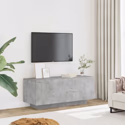 vidaXL TV Cabinet TV Stand TV Unit Media Cabinet Concrete Grey Engineered Wood