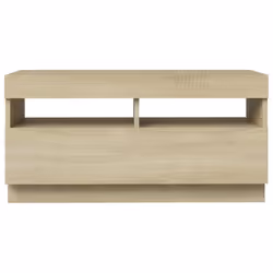 vidaXL TV Cabinet with LED Lights Sonoma Oak Bedroom TV Stand Hifi Cabinet - Additional view 9