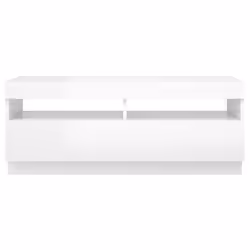 vidaXL TV Cabinet with LED Lights High Gloss White Stand TV Unit Hifi Cabinet - Additional view 10
