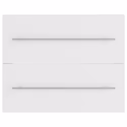 vidaXL Sink Cabinet White Engineered Wood Storage Rack Vanity Unit Cupboard - Additional view 6
