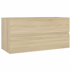 vidaXL Sink Cabinet Sonoma Oak Engineered Wood Home Rack Bathroom Cupboard