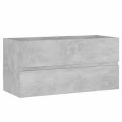 vidaXL Sink Cabinet Concrete Grey Engineered Wood Home Bathroom Cupboard Rack