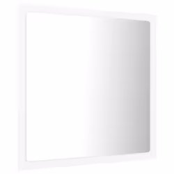 vidaXL LED Bathroom Mirror White 40x8.5x37 cm Acrylic Washroom Wall Mirror - Additional view 7