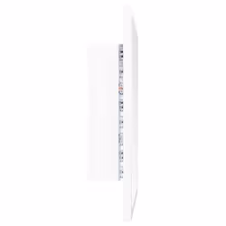 vidaXL LED Bathroom Mirror White 40x8.5x37 cm Acrylic Washroom Wall Mirror - Additional view 9