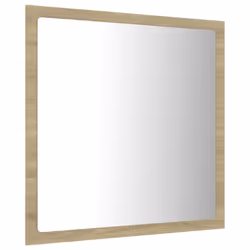 vidaXL LED Bathroom Mirror Sonoma Oak 40x8.5x37 cm Acrylic Washroom Mirror - Additional view 7