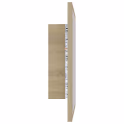 vidaXL LED Bathroom Mirror Sonoma Oak 40x8.5x37 cm Acrylic Washroom Mirror - Additional view 9